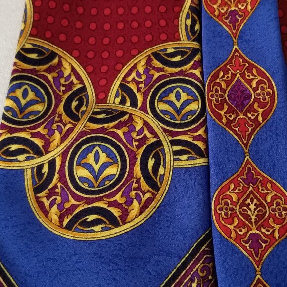 ❤️GIANNI VERSACE 100% Silk Necktie Tie Made in Spain - Picture 3 of 6
